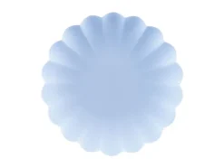 Plasttallrikar, Pastellblå 22 cm 4-pack