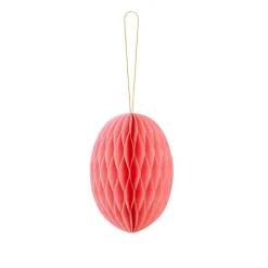 Påskdekoration - Rosa Påskägg Honeycomb 12 cm