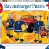 Ravensburger Pussel - Brandman Sam på jobbet 2x12 bitar