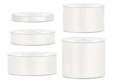 Satinband - Ljus Ivory 25 meter