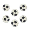 Sockerdekorationer Fotbollar 6-pack