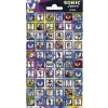 Sonic - Fyrkantiga klistermärken 60-pack