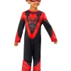 Spidey Miles Morales Maskeraddräkt 3-4 år