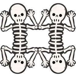 Spooky Friends Servetter Skelett 12-pack