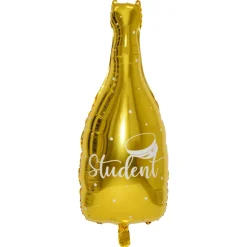 Studentballong Guldflaska