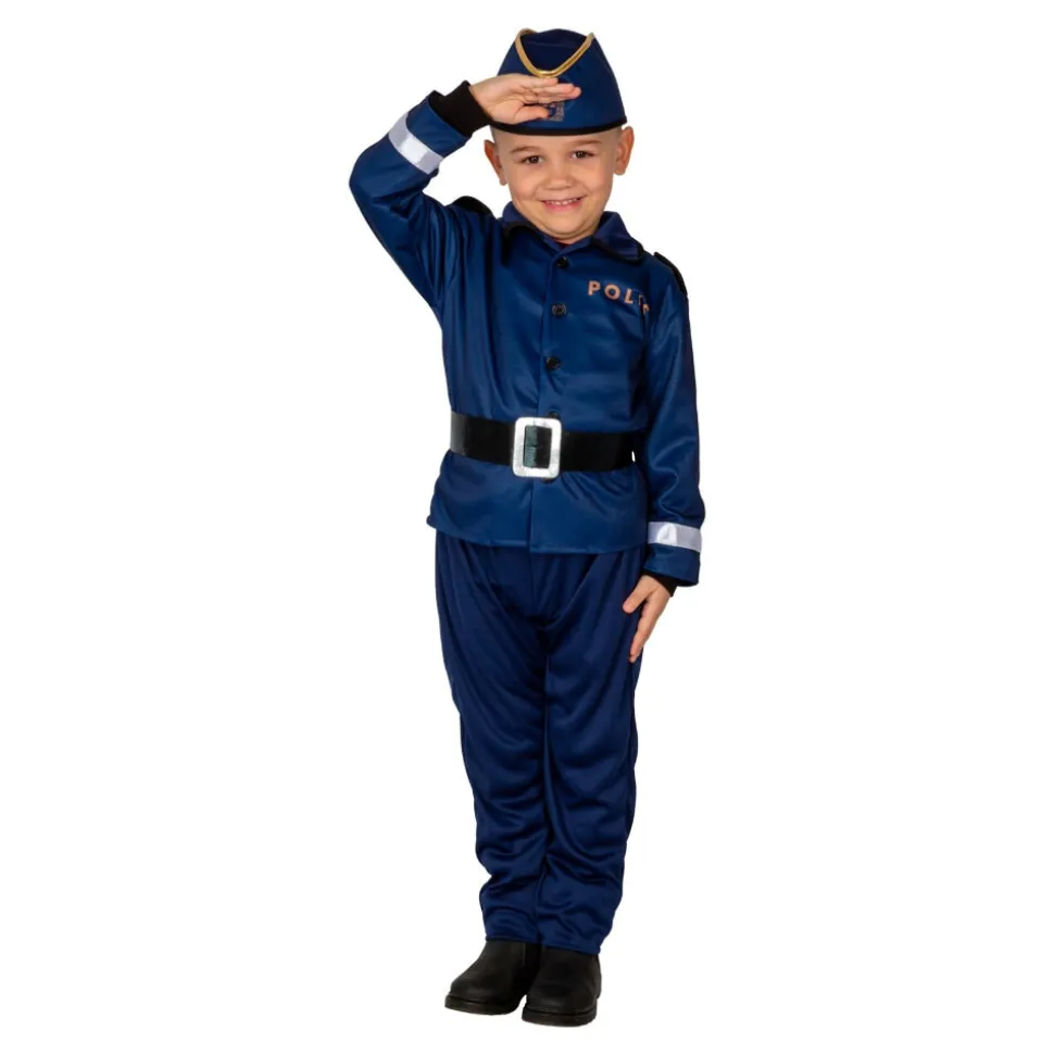 Svensk Polis Maskeraddräkt Barn 5-6 år