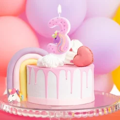 Tårtljus Unicorn 1-6 år