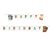 Woodland Animals - Girlang Happy Birthday